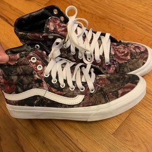 Vans Sk8-Hi floral shoes
